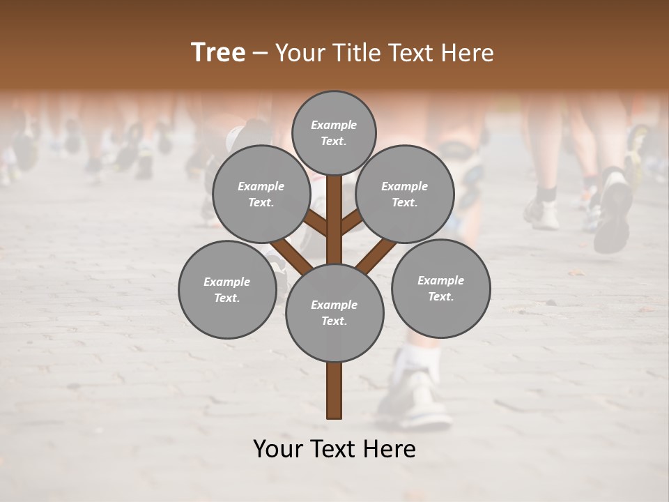 Cause Race Jogger PowerPoint Template