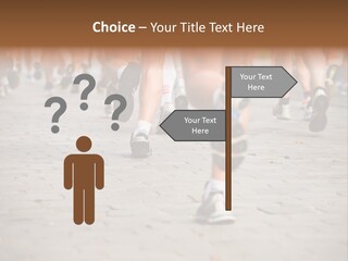 Cause Race Jogger PowerPoint Template