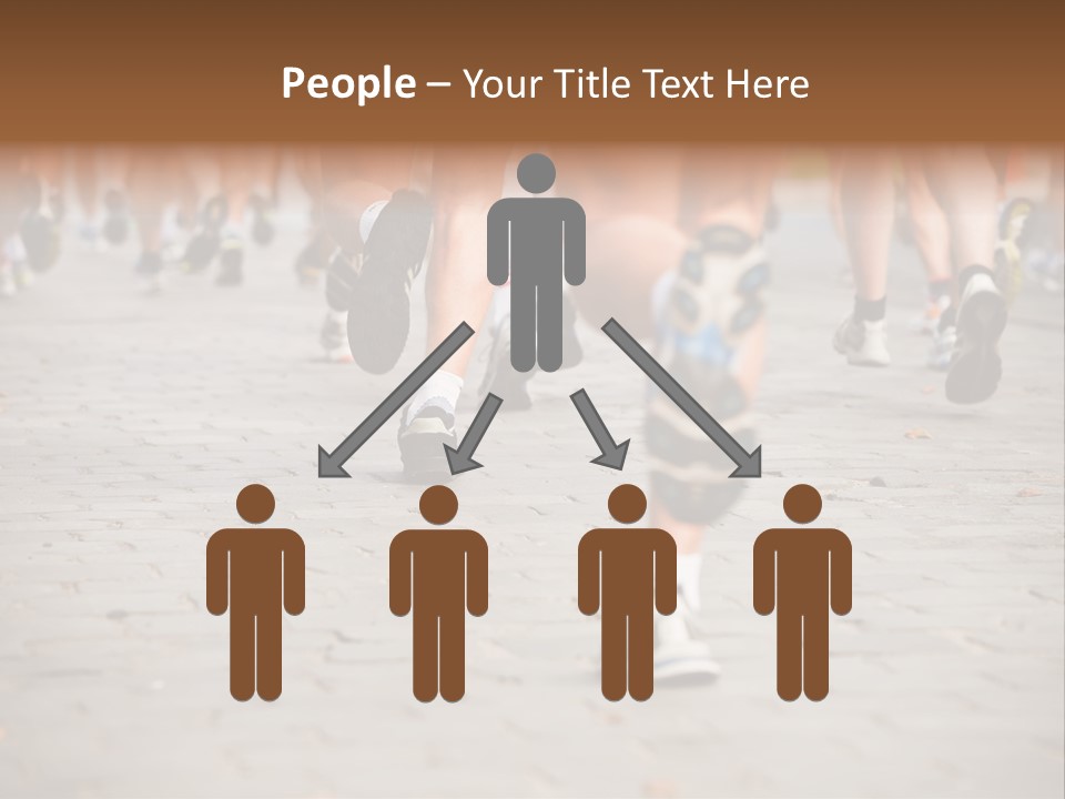 Cause Race Jogger PowerPoint Template
