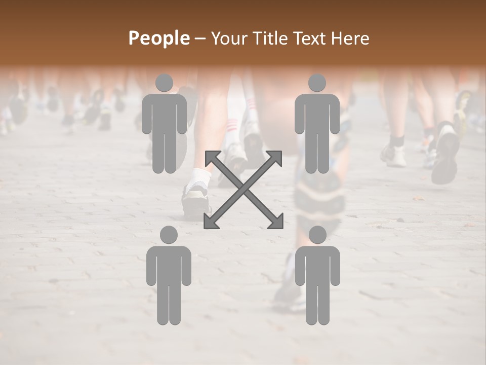 Cause Race Jogger PowerPoint Template