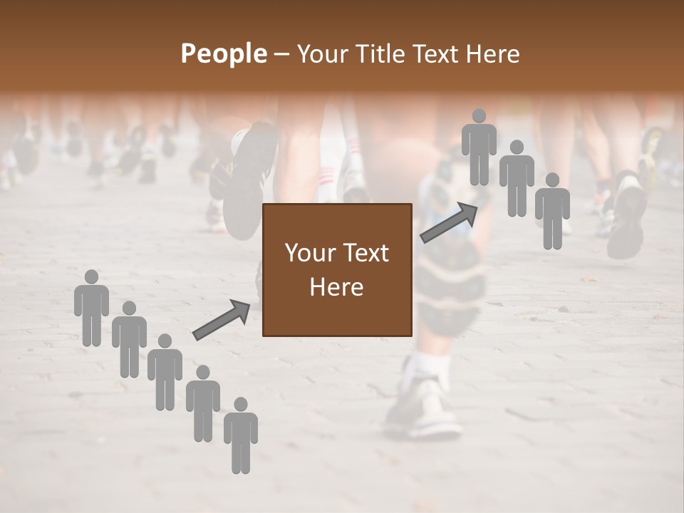 Cause Race Jogger PowerPoint Template
