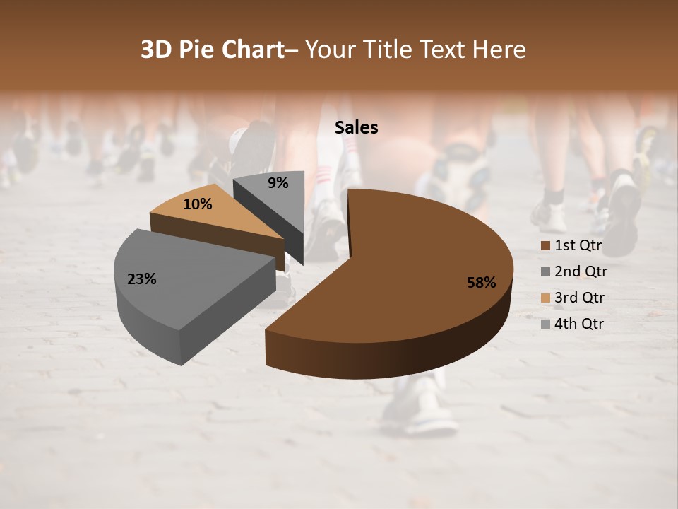 Cause Race Jogger PowerPoint Template