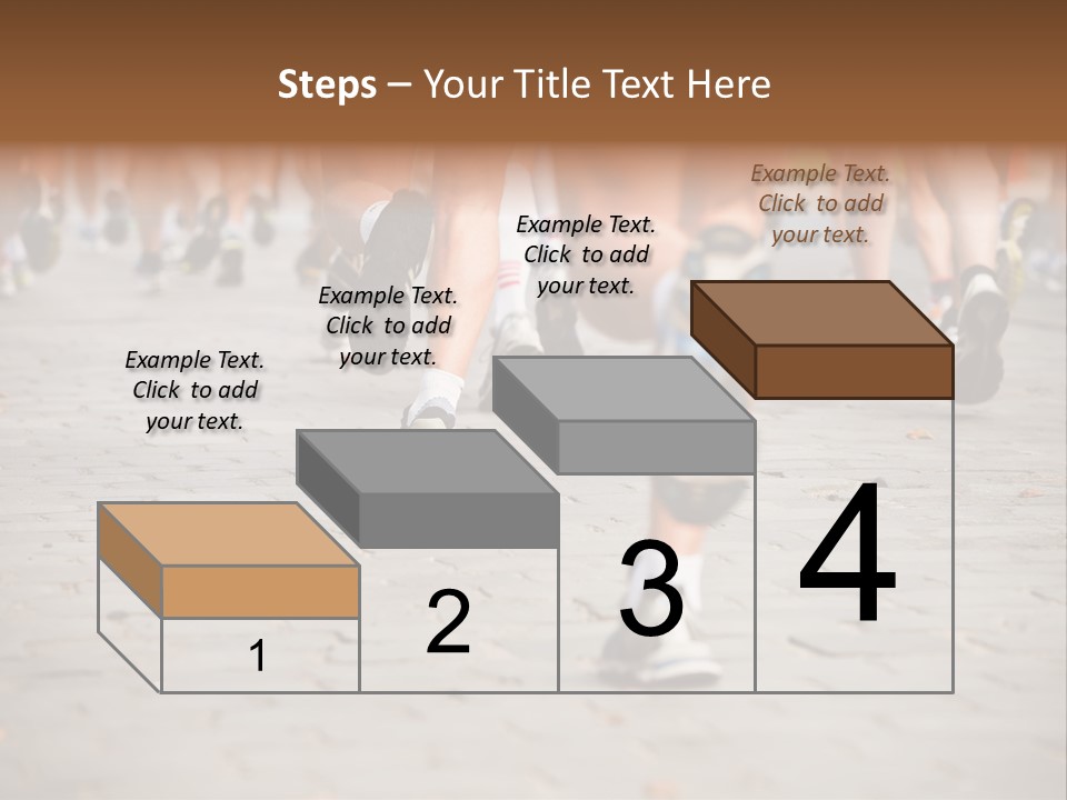 Cause Race Jogger PowerPoint Template