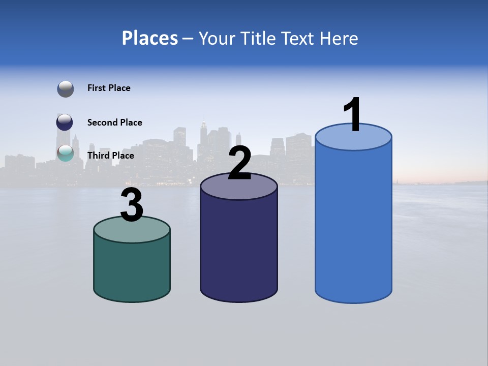 Wide Landmark Harbor PowerPoint Template