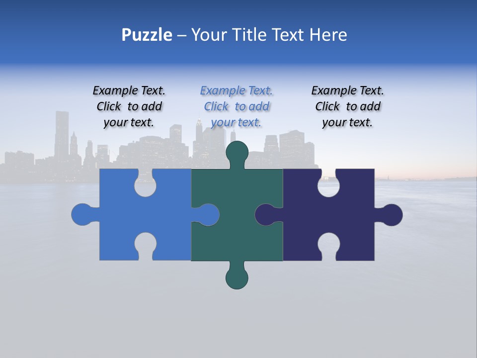 Wide Landmark Harbor PowerPoint Template