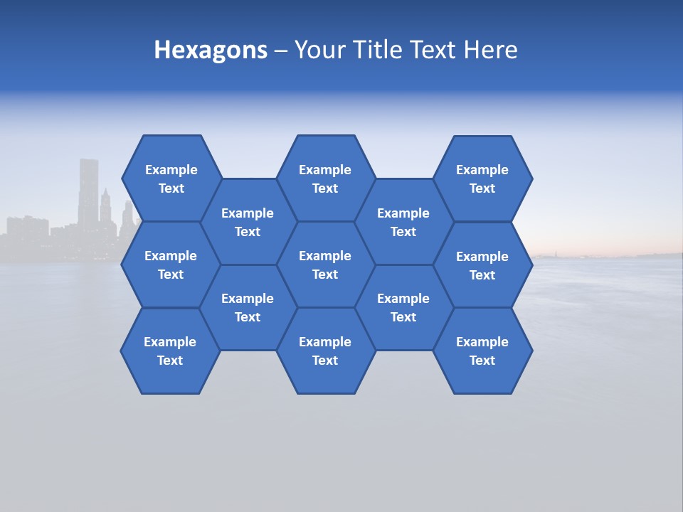 Wide Landmark Harbor PowerPoint Template