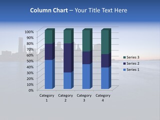 Wide Landmark Harbor PowerPoint Template