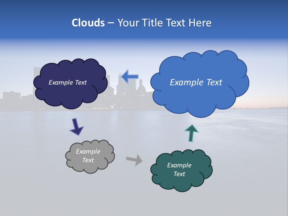 Wide Landmark Harbor PowerPoint Template