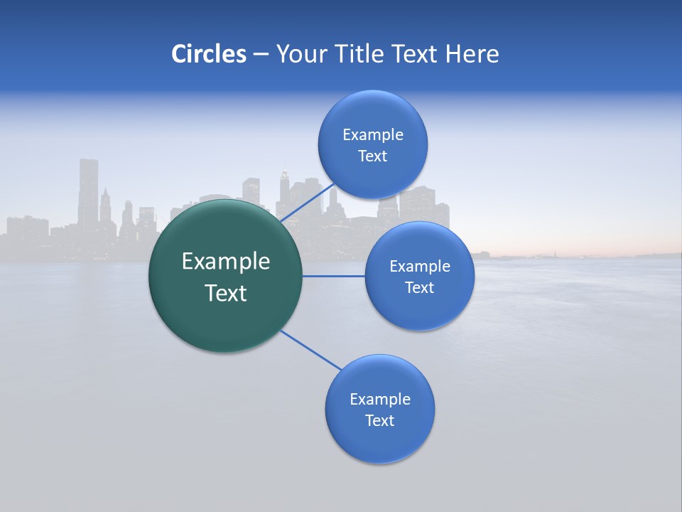 Wide Landmark Harbor PowerPoint Template