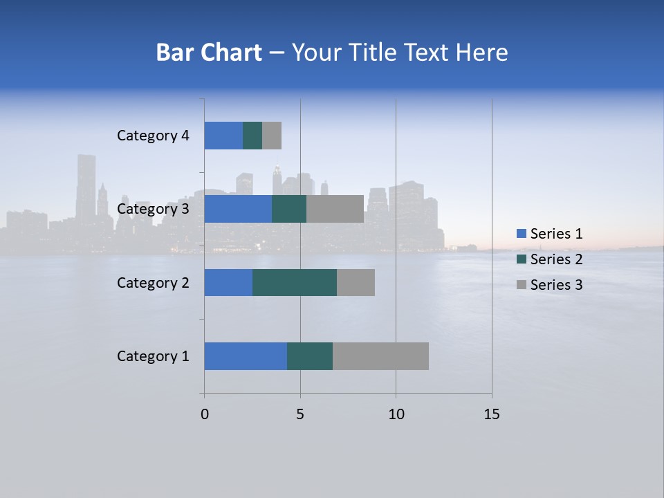 Wide Landmark Harbor PowerPoint Template