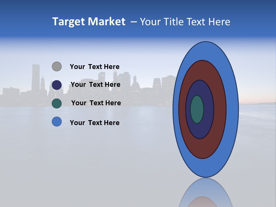 Wide Landmark Harbor PowerPoint Template