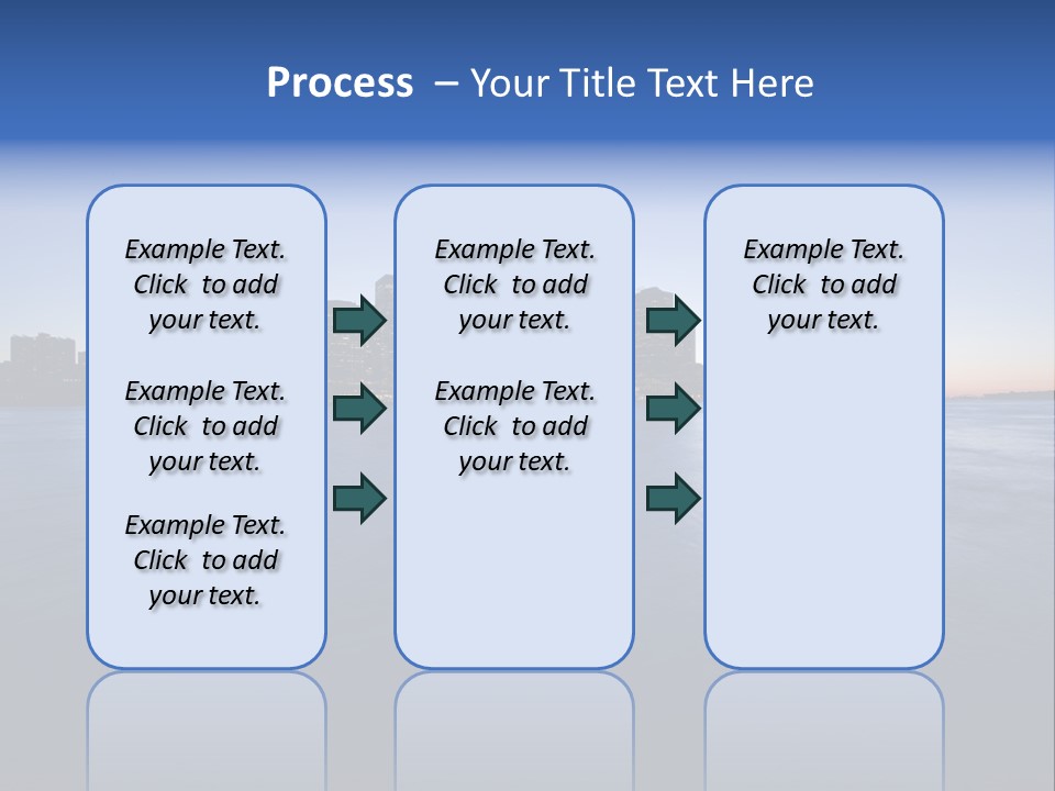 Wide Landmark Harbor PowerPoint Template