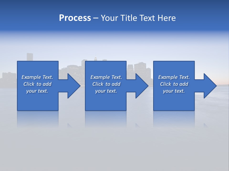Wide Landmark Harbor PowerPoint Template