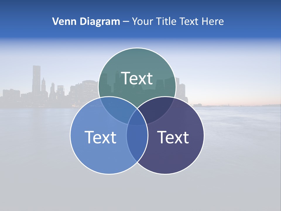 Wide Landmark Harbor PowerPoint Template