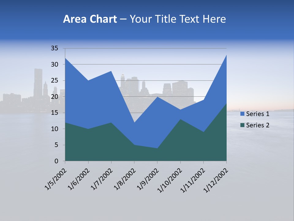 Wide Landmark Harbor PowerPoint Template
