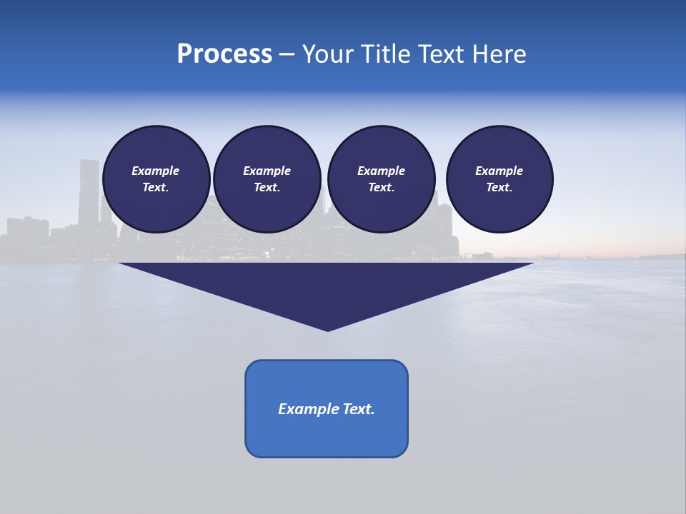 Wide Landmark Harbor PowerPoint Template