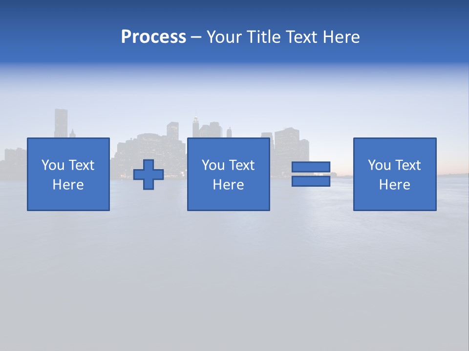 Wide Landmark Harbor PowerPoint Template