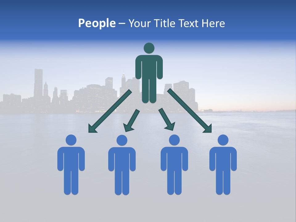 Wide Landmark Harbor PowerPoint Template