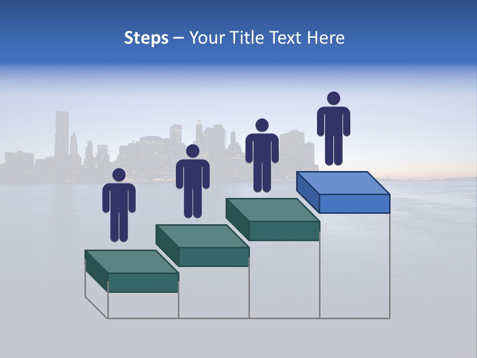 Wide Landmark Harbor PowerPoint Template