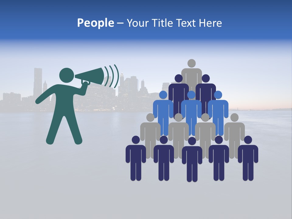 Wide Landmark Harbor PowerPoint Template