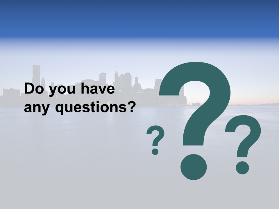 Wide Landmark Harbor PowerPoint Template