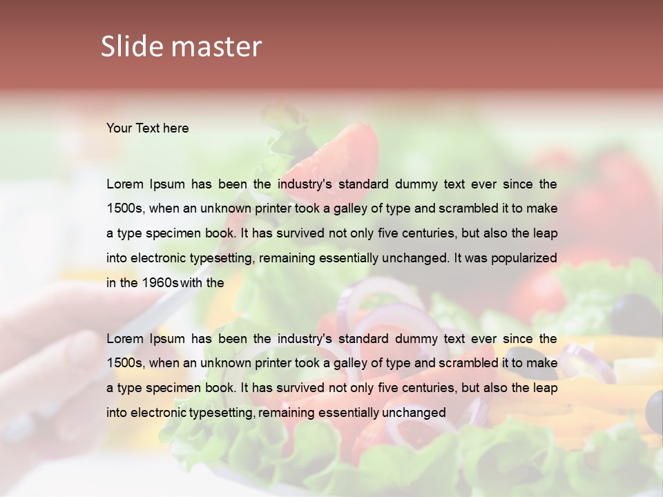 Italian Tablesetting Organic PowerPoint Template