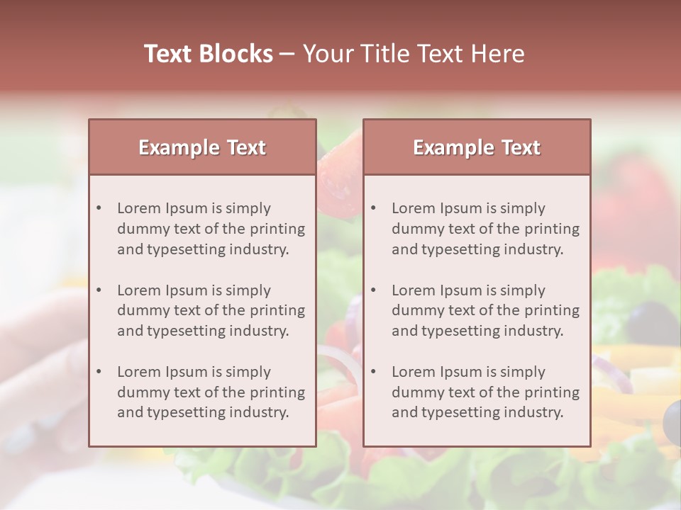 Italian Tablesetting Organic PowerPoint Template