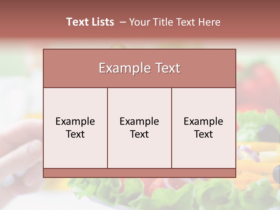 Italian Tablesetting Organic PowerPoint Template