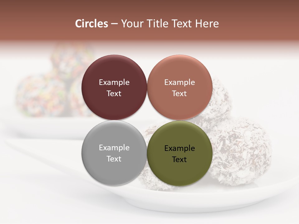 Dessert Sugar Rum PowerPoint Template