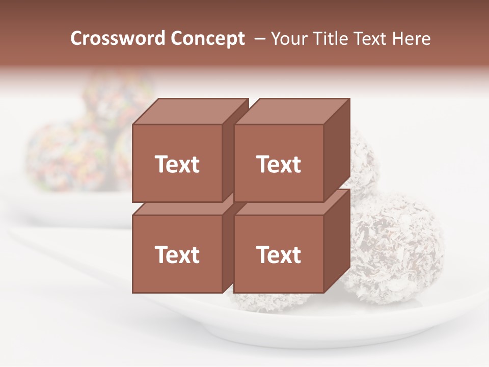 Dessert Sugar Rum PowerPoint Template