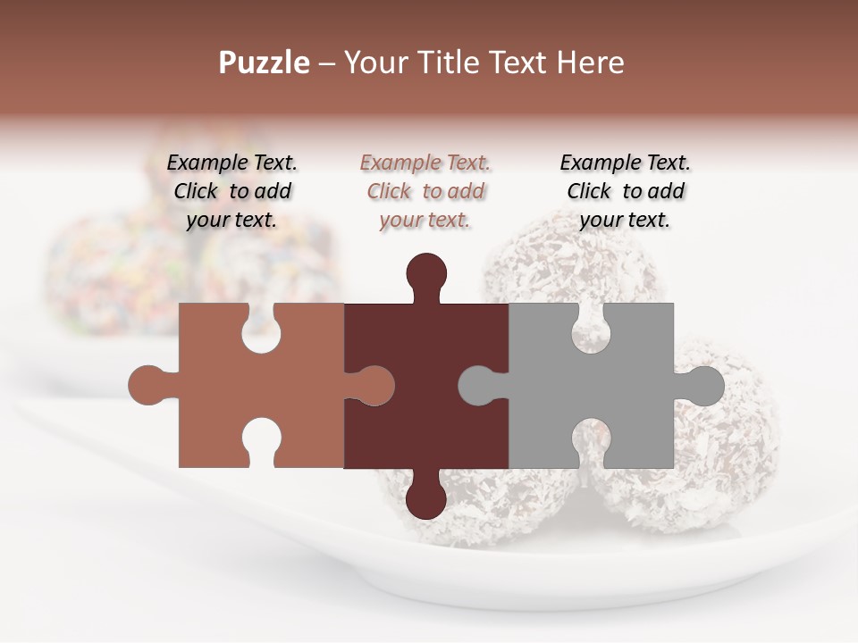 Dessert Sugar Rum PowerPoint Template