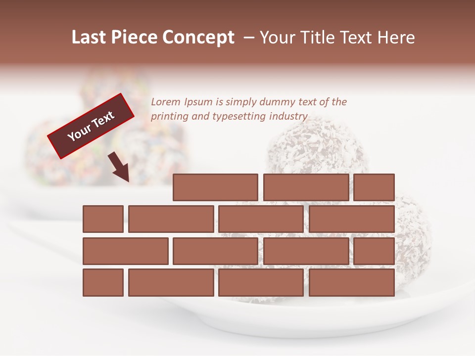 Dessert Sugar Rum PowerPoint Template
