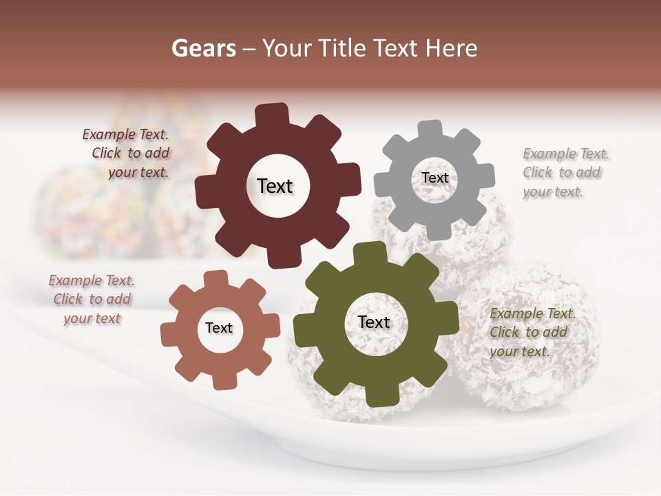 Dessert Sugar Rum PowerPoint Template