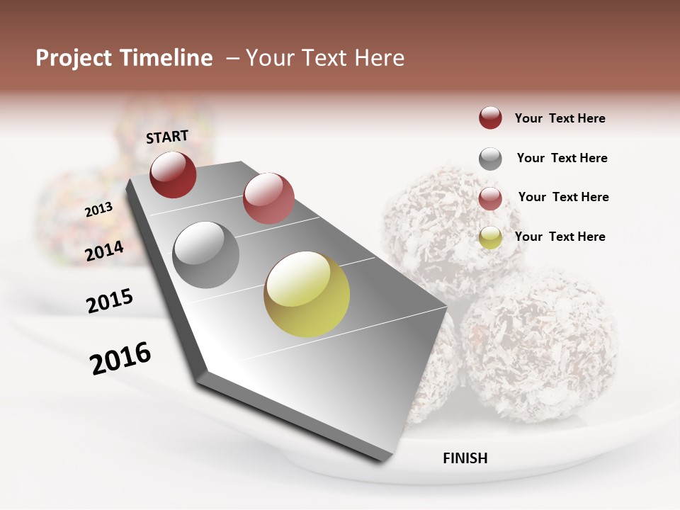 Dessert Sugar Rum PowerPoint Template