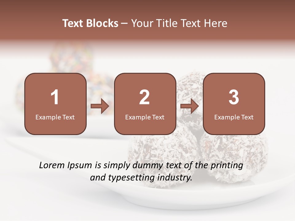Dessert Sugar Rum PowerPoint Template