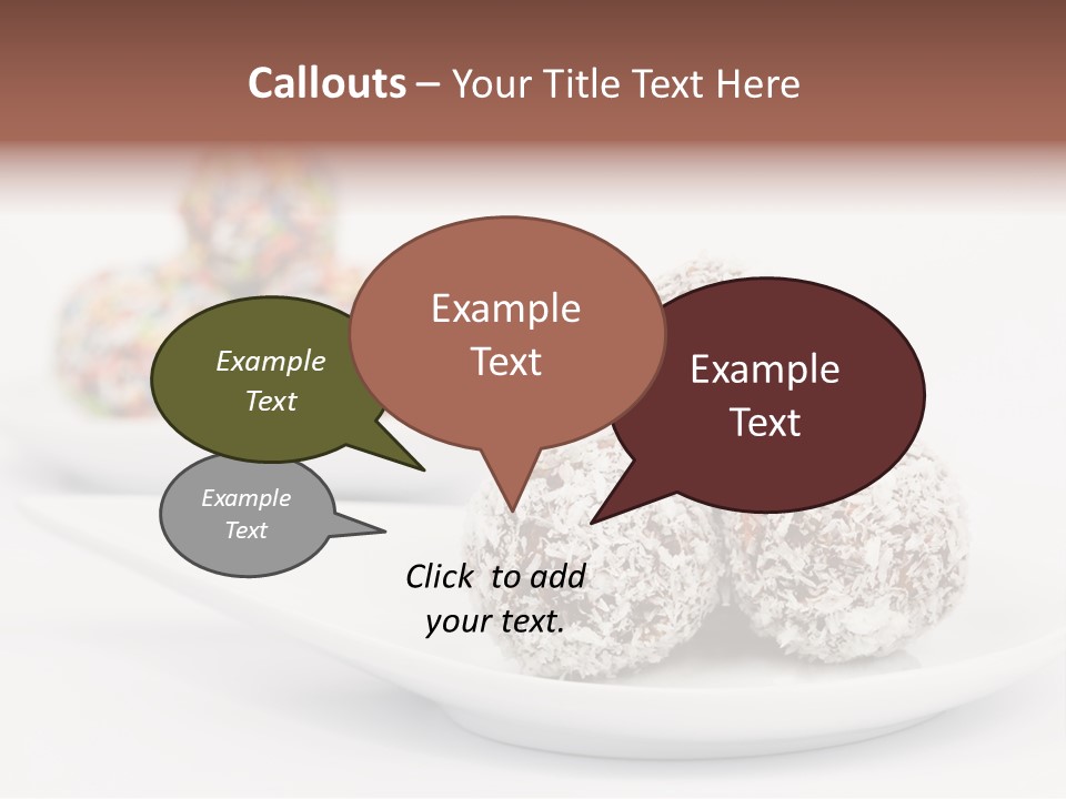 Dessert Sugar Rum PowerPoint Template