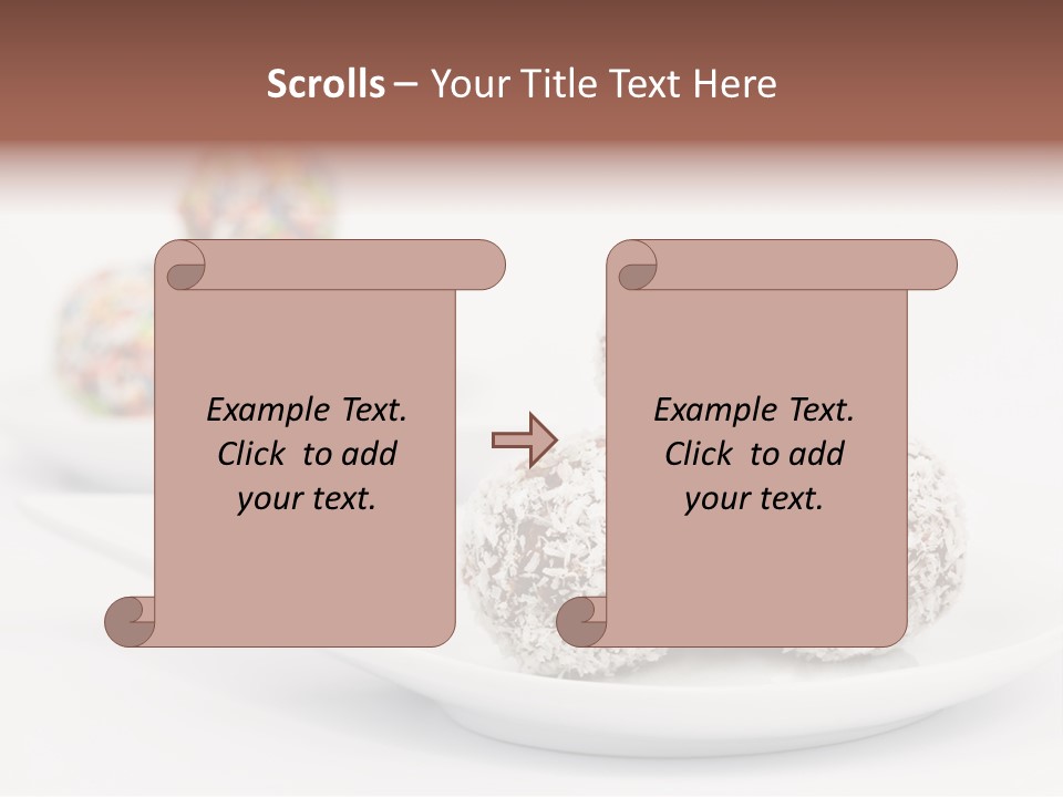 Dessert Sugar Rum PowerPoint Template