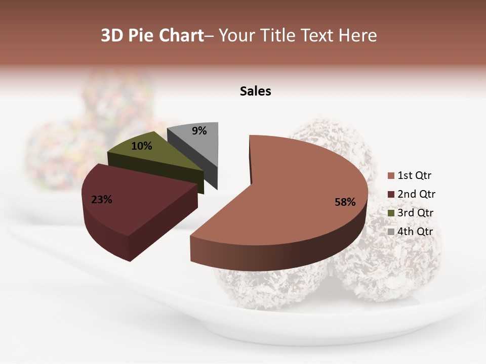 Dessert Sugar Rum PowerPoint Template