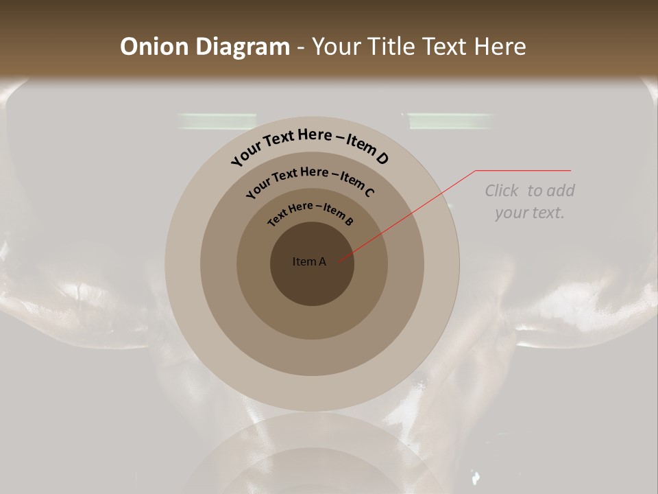 A Man Is Holding A Bar In His Hands PowerPoint Template