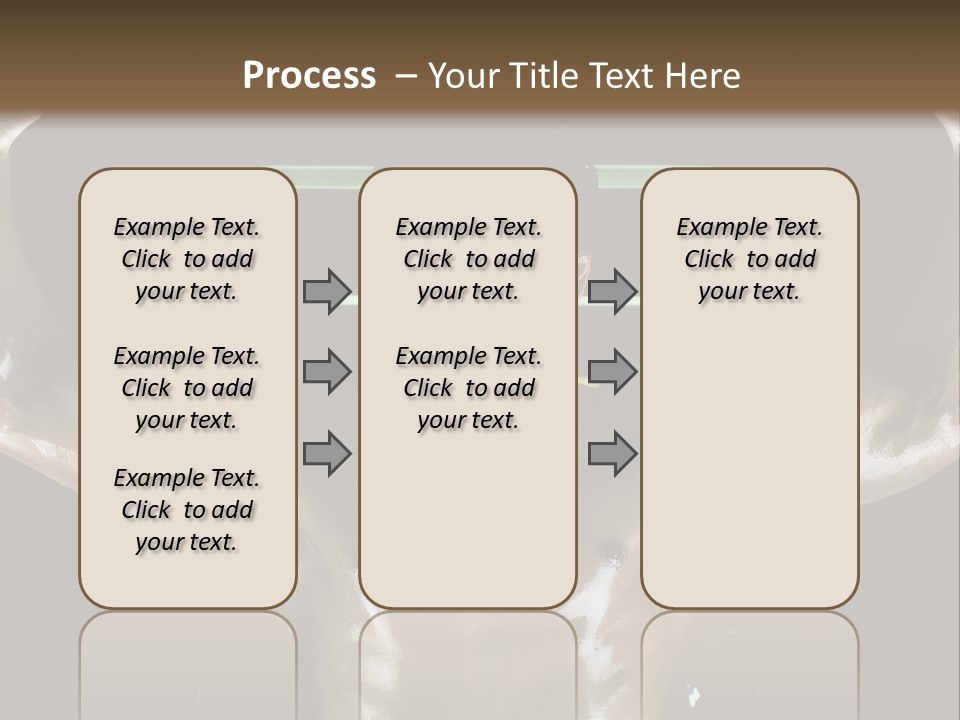 A Man Is Holding A Bar In His Hands PowerPoint Template