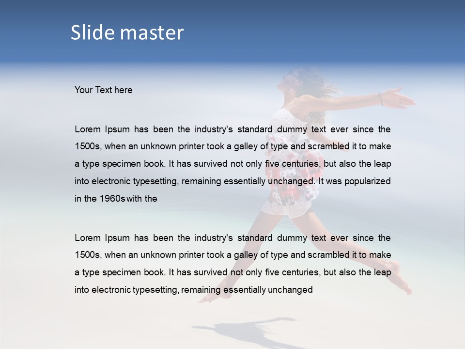 Wave Hot Warm PowerPoint Template