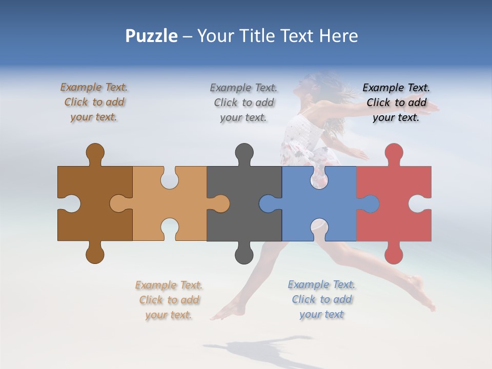 Wave Hot Warm PowerPoint Template