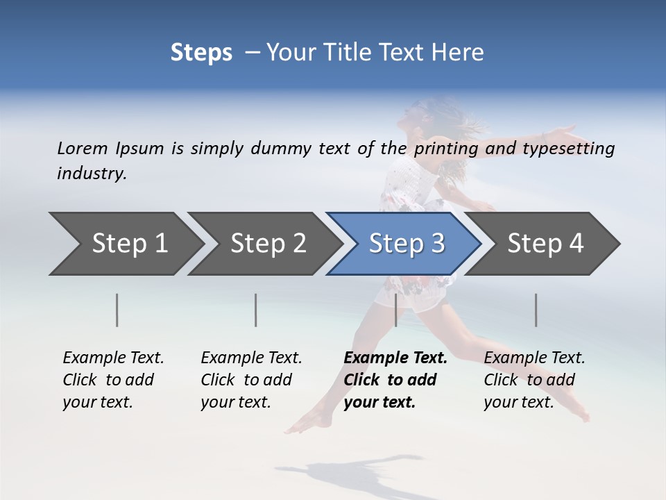 Wave Hot Warm PowerPoint Template
