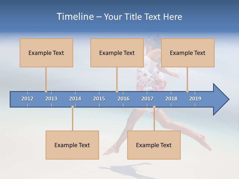 Wave Hot Warm PowerPoint Template