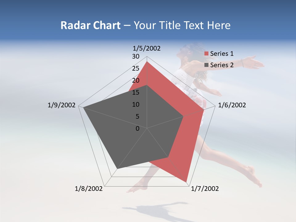 Wave Hot Warm PowerPoint Template