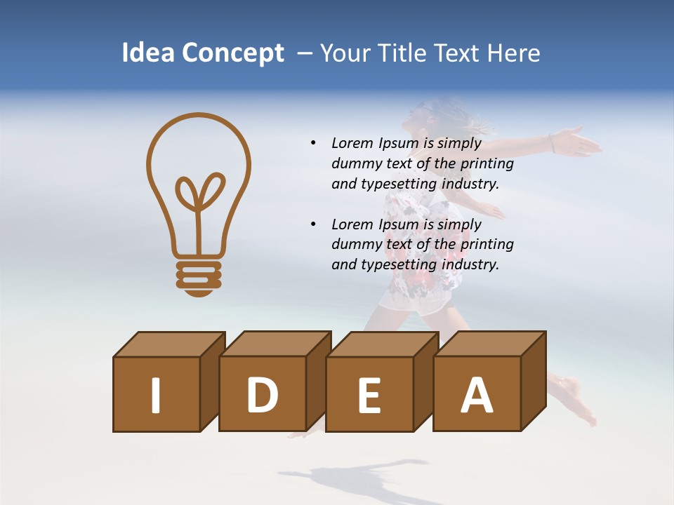 Wave Hot Warm PowerPoint Template