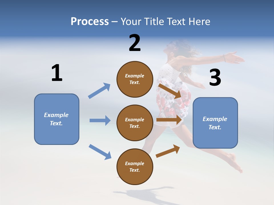 Wave Hot Warm PowerPoint Template