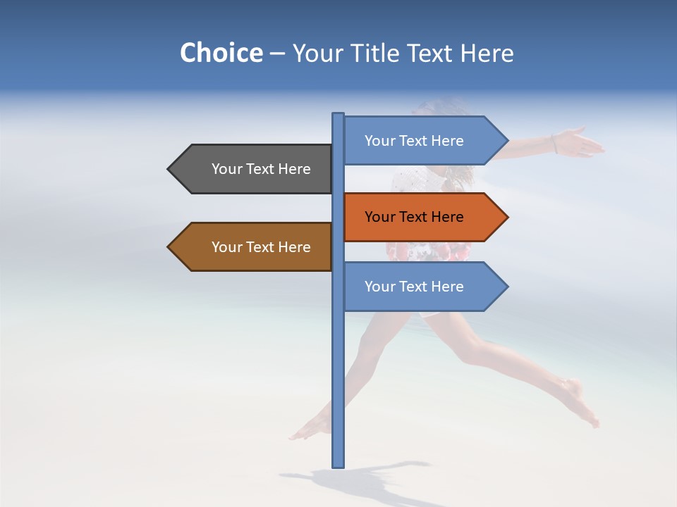Wave Hot Warm PowerPoint Template