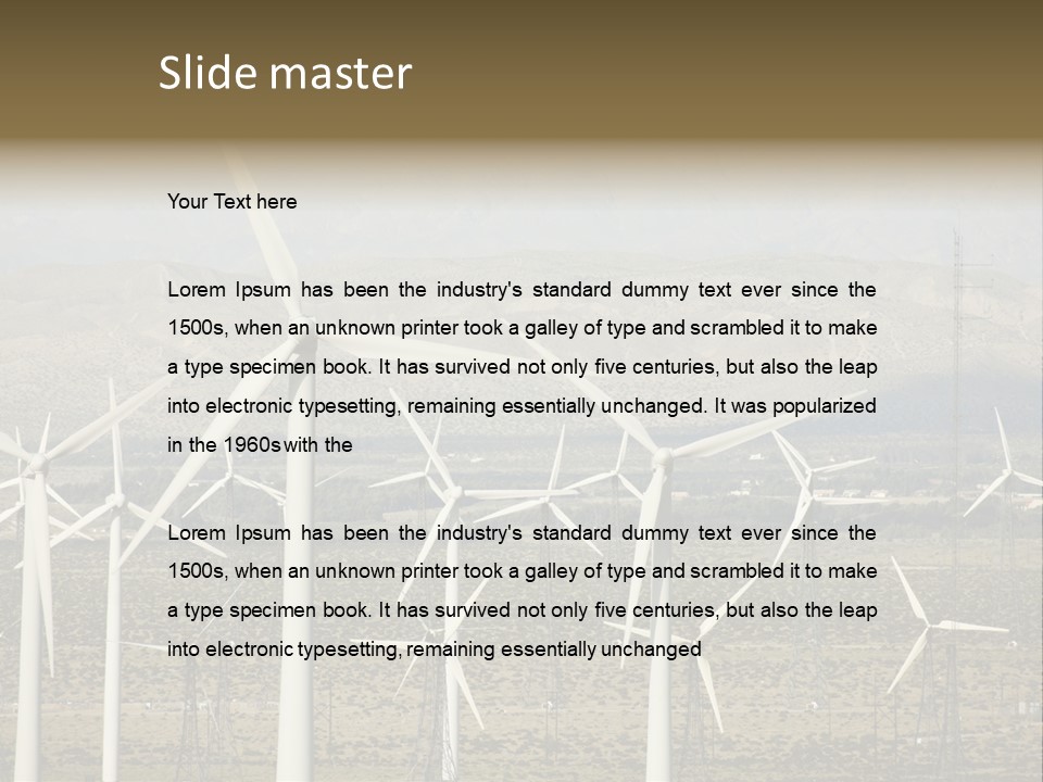 Generation Climate Production PowerPoint Template