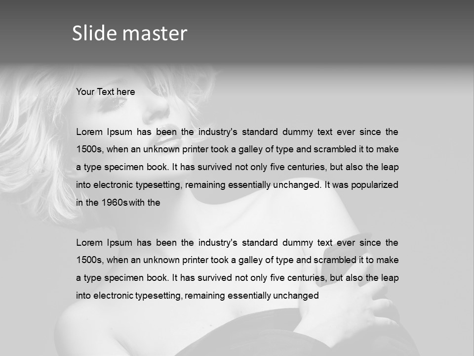 Young Lifestyle Looking PowerPoint Template